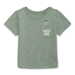 GARANIMALS Toddler Boys Short Sleeve Brushed Jersey T-Shirt With Pocket